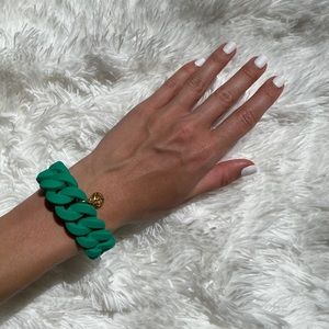SOLD Marc Jacobs Rubber Bracelet Green Thin